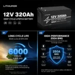 12V 320Ah LifePO4 Lithium Battery - Image 3