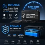 12V 200Ah LifePO4 Lithium Battery - Image 3