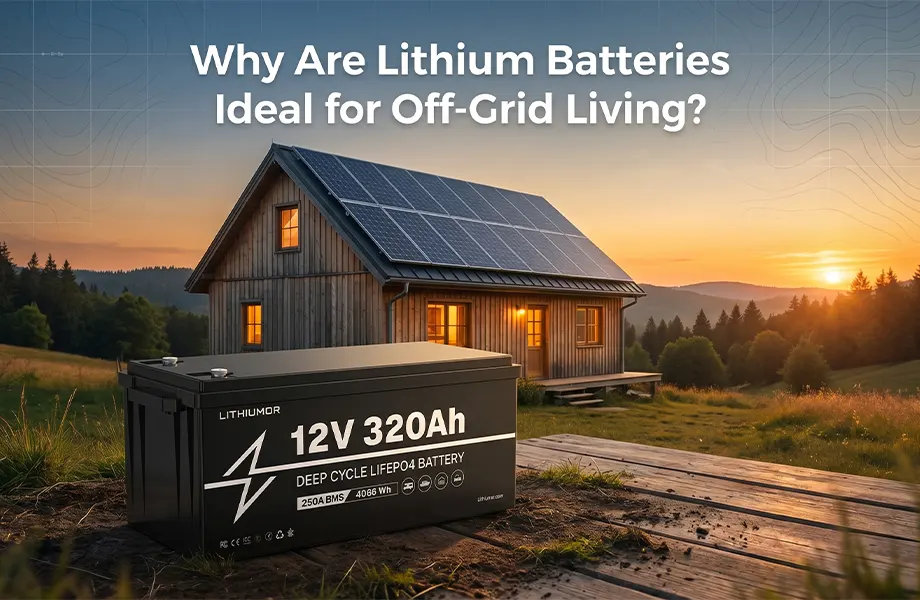 Why Are Lithium Batteries Ideal for Off-Grid Living?